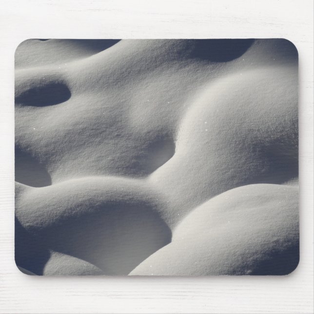 Mousepad Montes de Neve Brilhantes Natureza Abstrata (Frente)