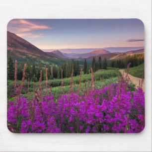 Mousepad Montículo com crista do nascer do sol do