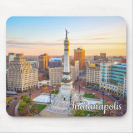 Mousepad Monument Circle, Indianapolis, Indiana, EUA
