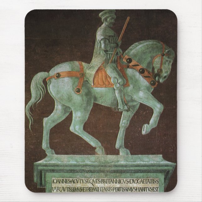 Mousepad Monumento Equestre a Sir John Hawkwood, Uccello (Frente)