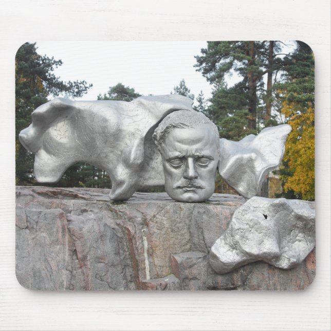 Mousepad monumento Sibelius, Helsínquia, Finlândia (Frente)