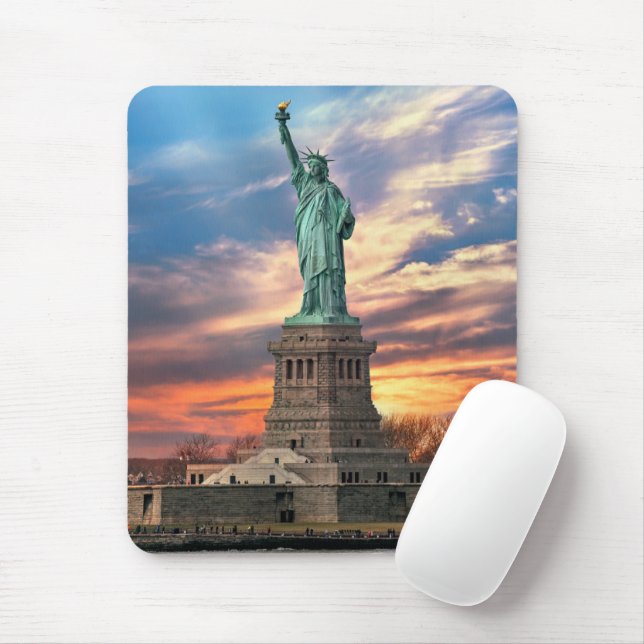 Mousepad Monumentos | A estátua da liberdade (Com mouse)