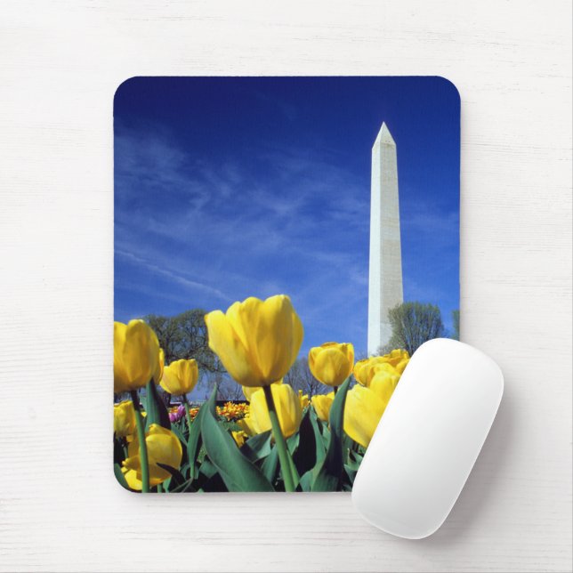 Mousepad Monumentos | Monumento a Washington em Primavera (Com mouse)