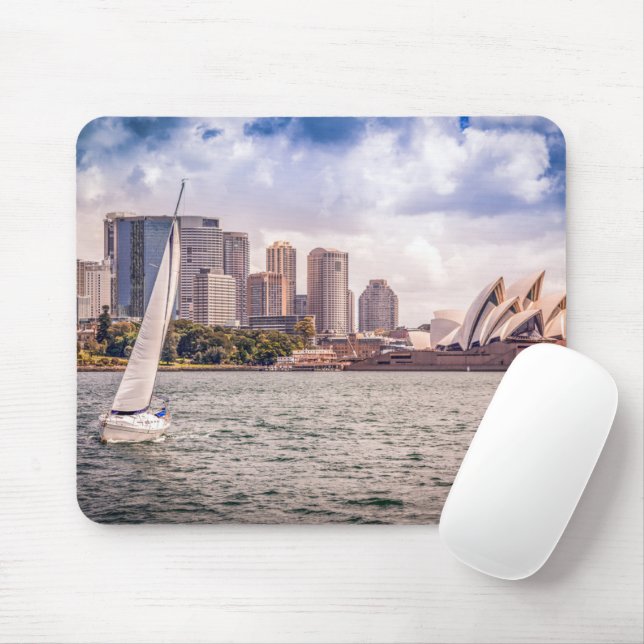 Mousepad Monumentos | Ópera de Sidney (Com mouse)