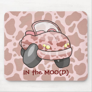 Mousepad Moo Car