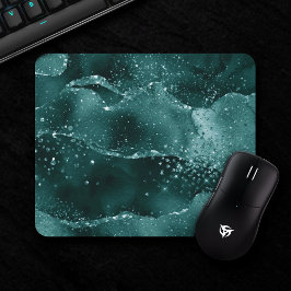 Mousepad Moody Agate | Teto Verde Malachite Rich Jewel Tone