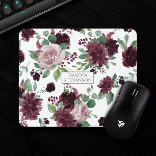 Mousepad Moody Passions Rosa De Vinho Roxo Dramático