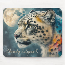 Moon Mousepad-Leopardo-da-neve
