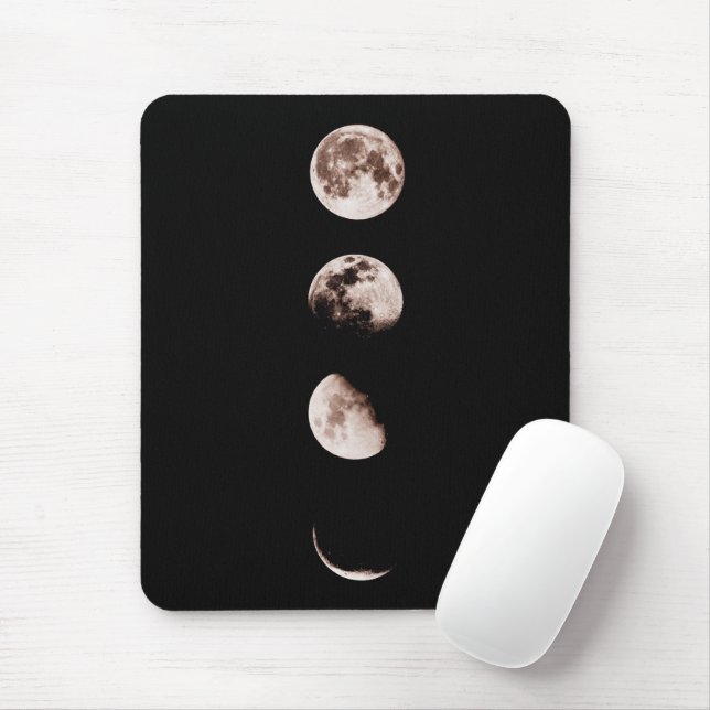 Mousepad Moon Phases Wall Art – Celestial Home Decor (Com mouse)