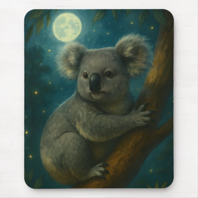 Mousepad Moonlit Koala Perch (Frente)