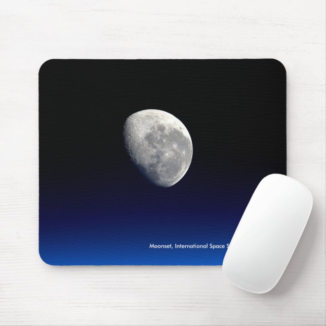 Mousepad Moonset, Estação Espacial Internacional, 2016 (Com mouse)