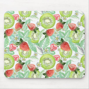 Mousepad Morango e kiwi.