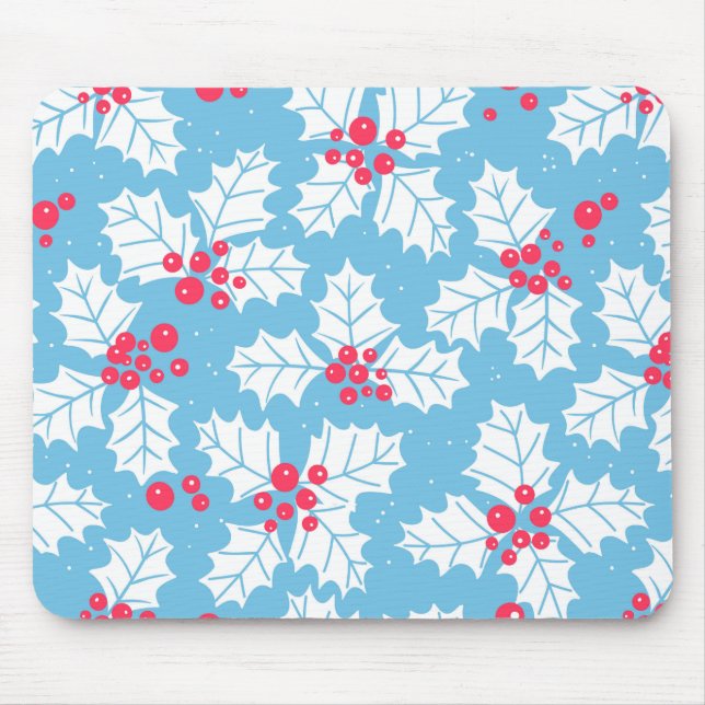 Mousepad Morango Holly em azul (Frente)