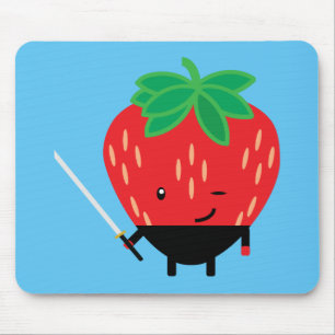Mousepad Morango-Ninja