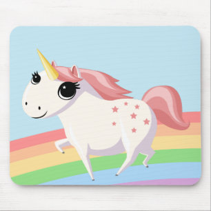 Mousepad Morango o unicórnio