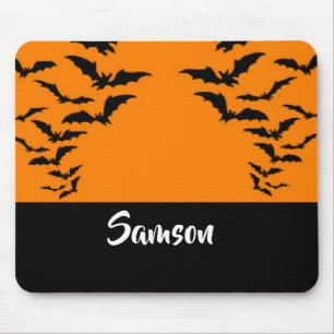 Mousepad Morcegos voadores em laranja