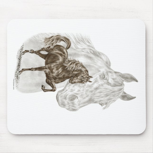Mousepad Morgan Horse Art (Frente)
