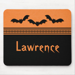 Mousepad Morreu Batty Halloween Mousepad, Laranja
