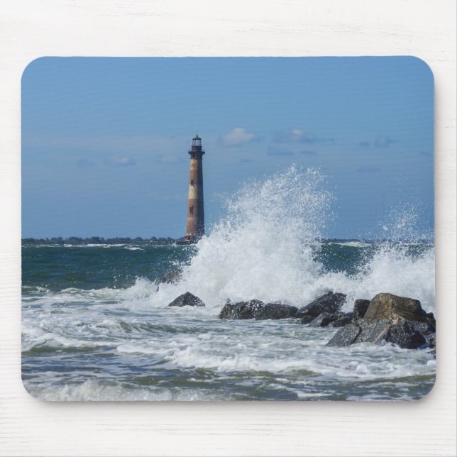 Mousepad Morris Island Lighthouse Splash (Frente)