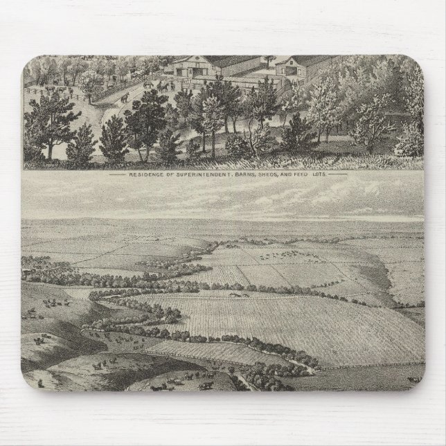 Mousepad Morse's Ranche Chase County, Kansas (Frente)