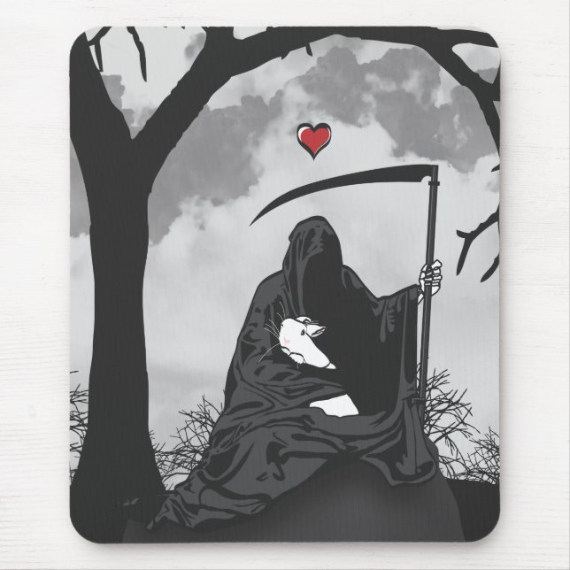 MOUSEPAD MORTE E SEU COELHO (Frente)