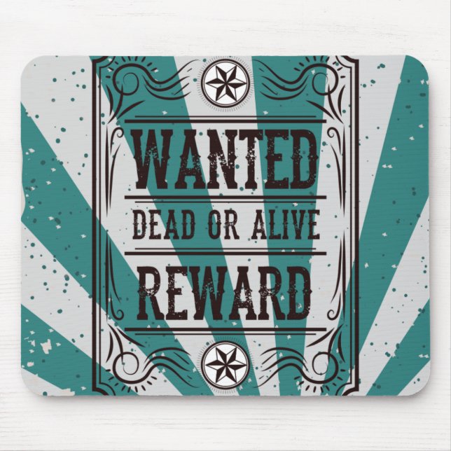 Mousepad Morto Ou Vivo Procurado (Frente)