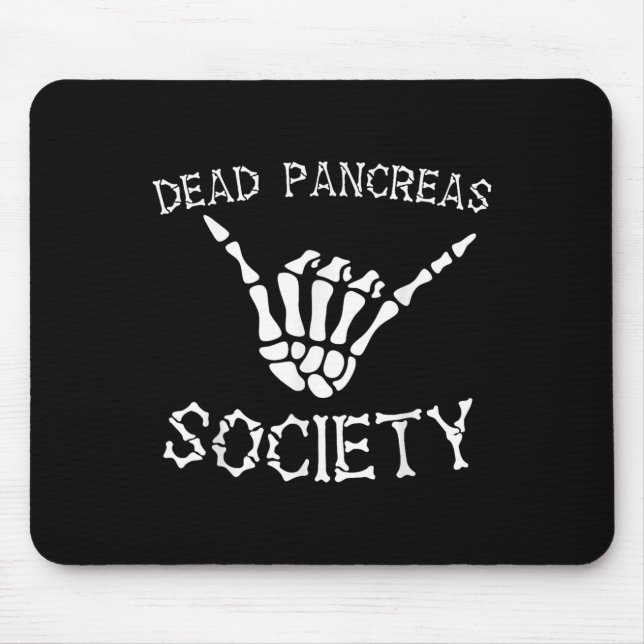 Mousepad Morto Pâncreas Sociedade Negociada Declaração de C (Frente)