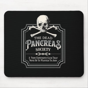 Mousepad Morto Pancreias Sociedade Tipo Um Diabetes T1D Awa