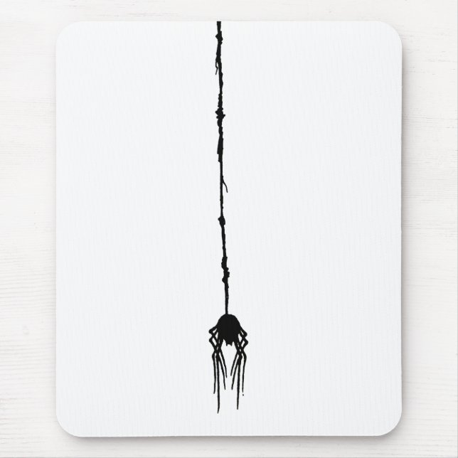Mousepad Morto Suavizado Aranha passando pela Web (Frente)