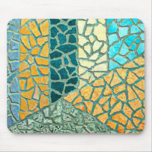 Mousepad Mosaico da Pintura em Aquaico + suas ideias