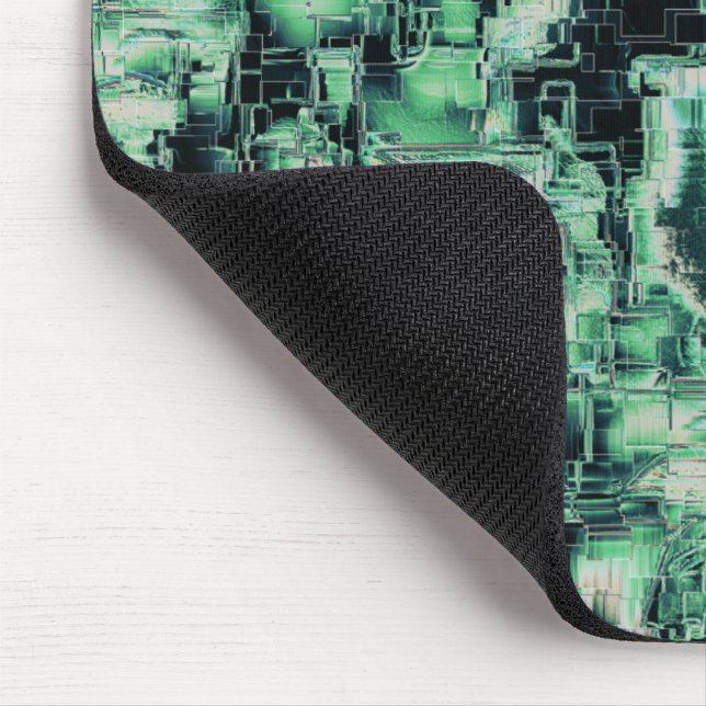 Mousepad Mosaico de imagem de abstrato russo gravado em mat (Canto)