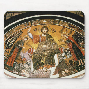 Mousepad Mosaico do Jesus Cristo com o Virgin