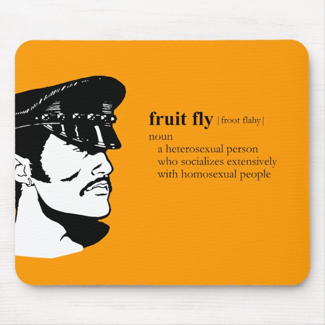 MOUSEPAD MOSCA DE FRUTA (Frente)