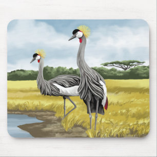 Mousepad Mosépads Crane Crowed