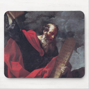Mousepad Moses com as tabuletas da lei