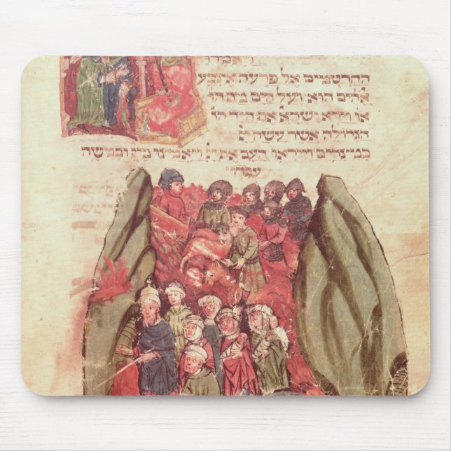 Mousepad Moses conduz as crianças de Israel (Frente)