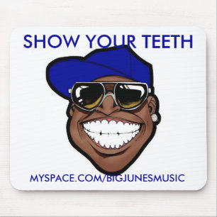 MOUSEPAD MOSTRE SEU TAPETE DO RATO DOS DENTES