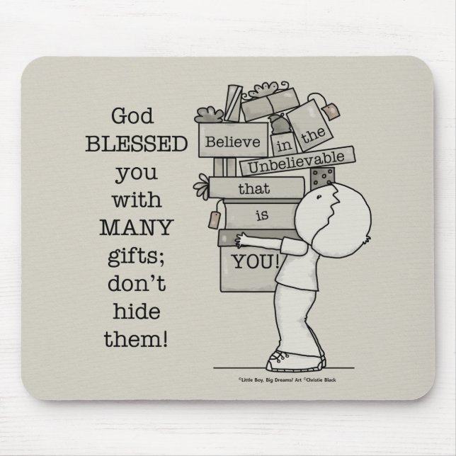 Mousepad Mostre Seus Dons (Frente)