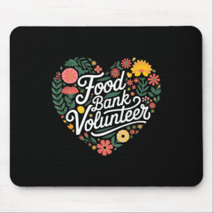 Mousepad Motif em forma de coração do Voluntário do Banco d