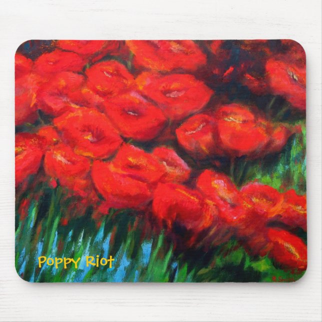 Mousepad Motim da papoila (Frente)