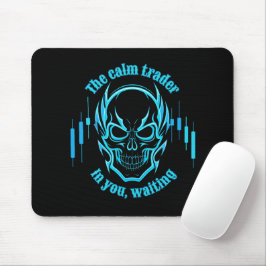 Mousepad Motivação Comercial | Caveira | Comerciante Calmo
