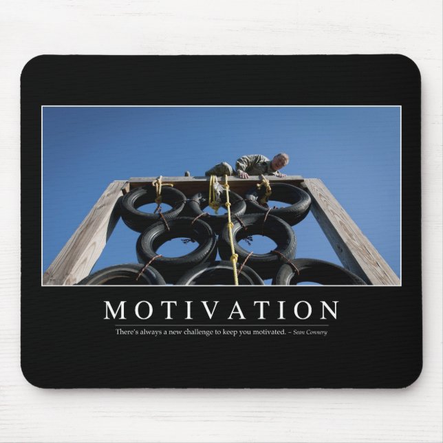 Mousepad Motivação: Cotação Inspiracional (Frente)