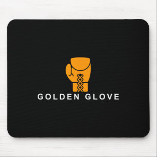 Mousepad Motivação de Boxe 'Luvas de Ouro'
