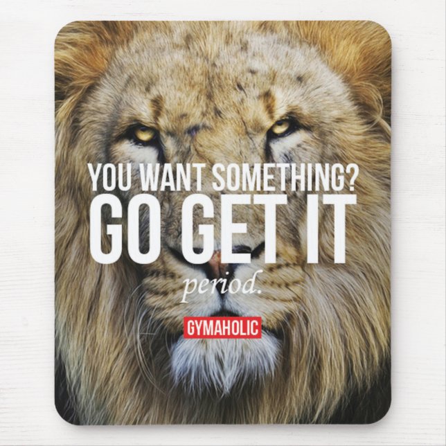 Mousepad Motivação de Gym de Workout de malhação (Frente)