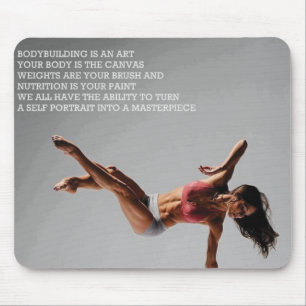Mousepad Motivação de Gym de Workout de malhação