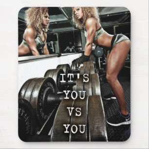 Mousepad Motivação de Gym de Workout de malhação