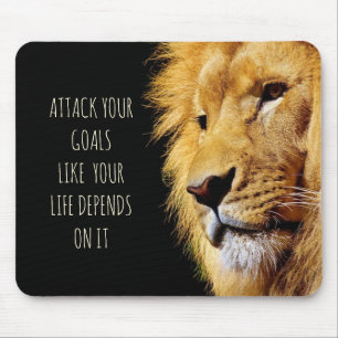 Mousepad Motivação do leão