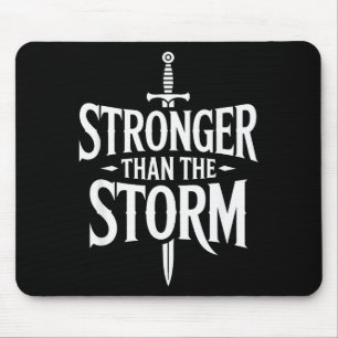 Mousepad Motivação Inspiradora Positiva, Mais Forte Que T