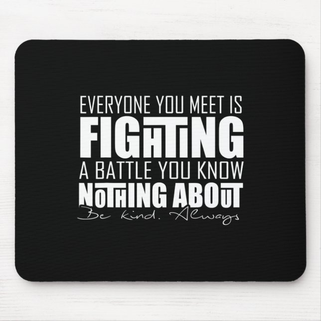 Mousepad Motivação 'Todos que conheces' para a desativação  (Frente)