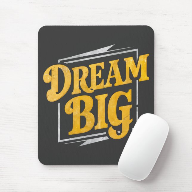 Mousepad Motivation - Dream Big street art (Com mouse)
